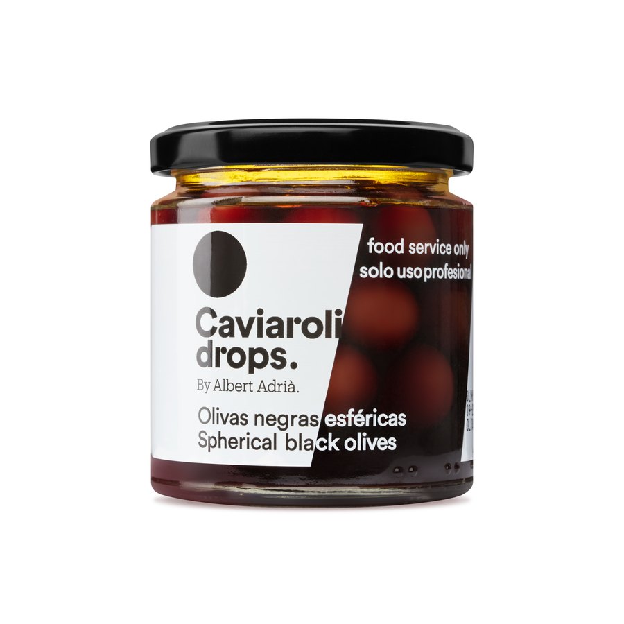 Caviaroli Drops Olivas Esf&eacute;ricas Negras