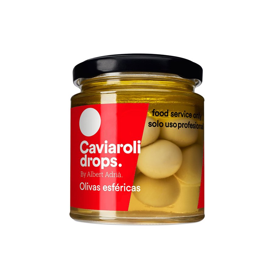 Caviaroli Drops Olivas Esf&eacute;ricas Picantes