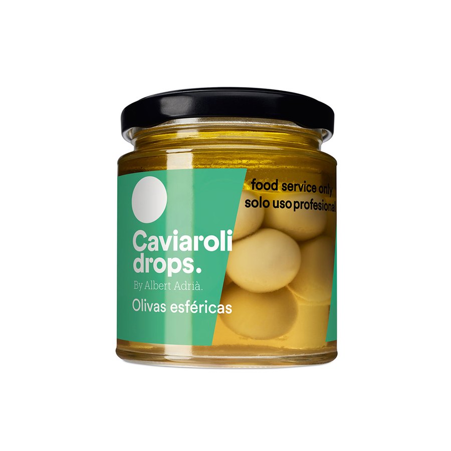 Caviaroli Drops Olivas Esf&eacute;ricas Verdes