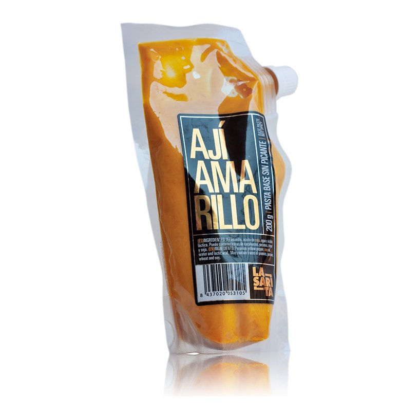 Pasta de ají amarillo La Sarita, doypack de 200 g