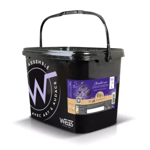 COBERTURA DE CHOCOLATE SANTAREM 65% WEISS 5kg