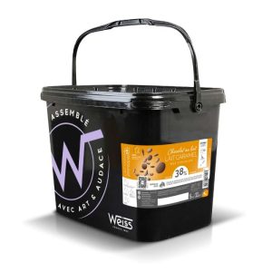COBERTURA DE CHOCOLATE CON LECHE CARAMEL 38% WEISS 5 kg