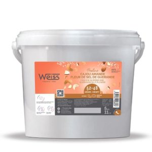 PRALINE DE GRANO FINO ANACARDOS FLOR DE SAL GUERANDE 52/48 - 5kg