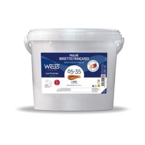 PRALINE LISO DE AVELLANA 65-35 WEISS 2,5 kg